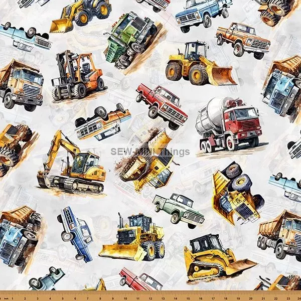 HEAVY HAULERS FROM HOFFMAN FABRIC