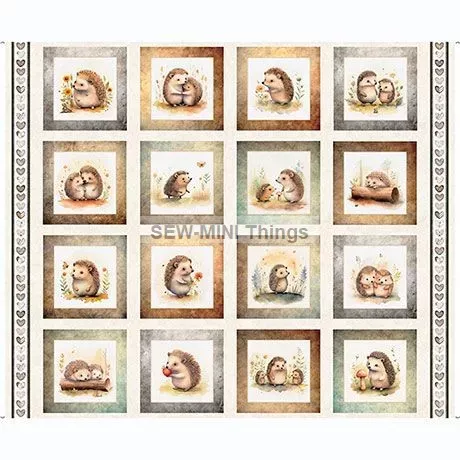 HEDGEHUGS FROM QT FABRICS