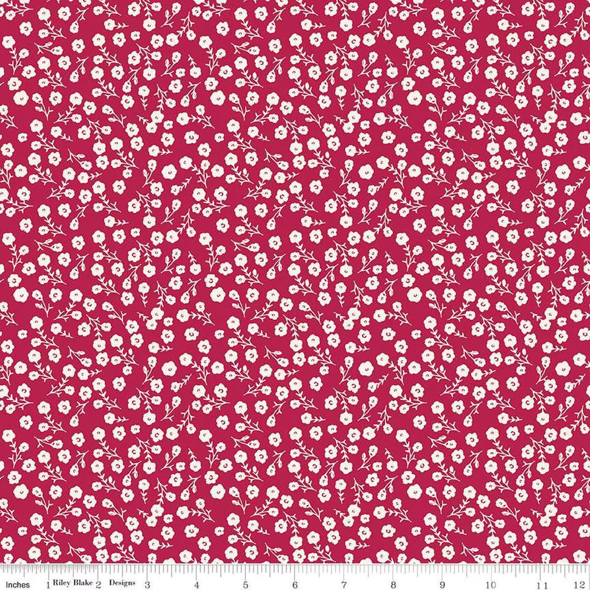 Heirloom Red by Riley Blake - Ditsy, Berry RBC14346 BER