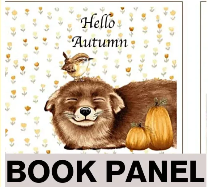 Hello Autumn - Fabric Book Panel by Henry Glass & Co.