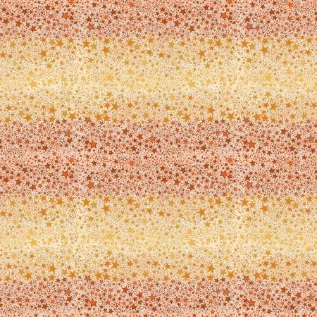 Hello Halloween : Ombre Star Orange - #MU-247-O - Andover