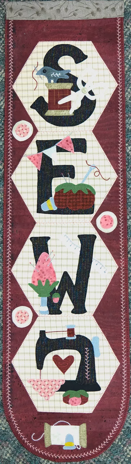 Hexi Door Greeter Cork Kit May SEWN