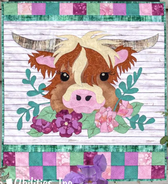 Highland Cow Wall Hanging Pattern by Patch Abilities