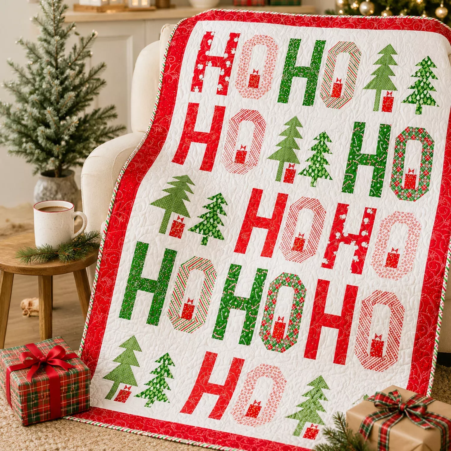 Ho Ho Holiday Quilt Kit