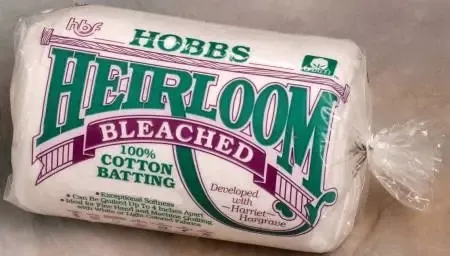 Hobbs Heirloom Batting Bleached Cotton 90in x 108in HHB90