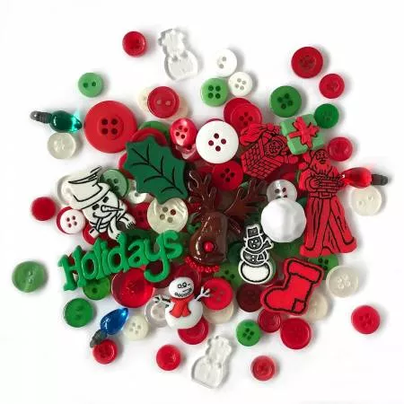 Holiday Buttons : Value Pack 1/2" - 7/8: - #BGVP308 - Buttons Galore