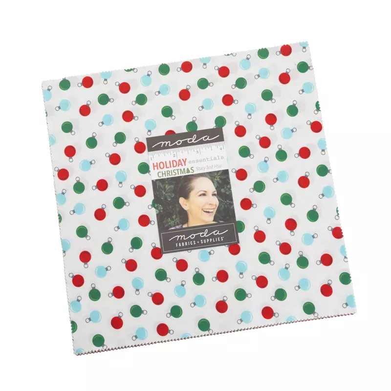 Holiday Essentials Christmas Layer Cake-Stacy for Moda Fabrics Layer cake 42 10 inch squares *