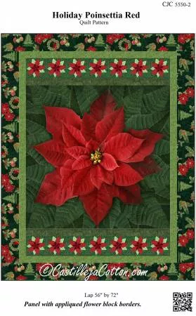 Holiday Poinsettia Red CJC-55502 +