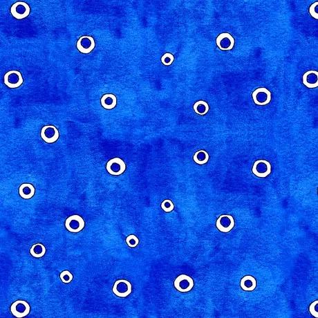 A Home For All Seasons in Dots in Circles by QT Fabrics 29954 -Y