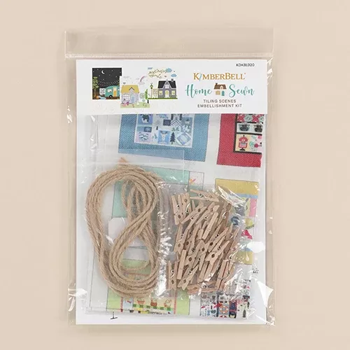 Home Sewn Fabric Tiles Embellishment Kit