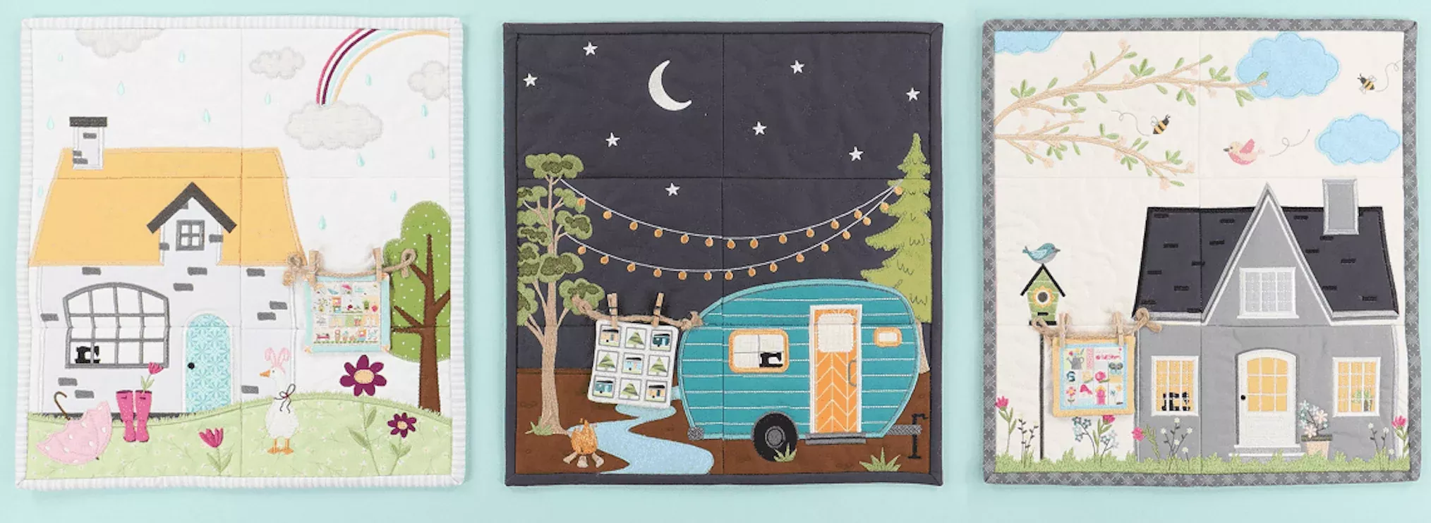 Home Sewn Fabric Tiles - Vol 1