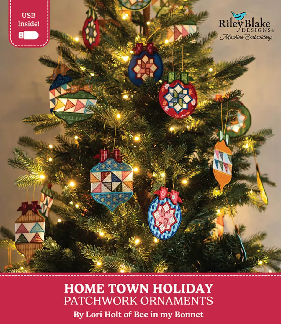 Home Town Holiday Patchwork Ornaments