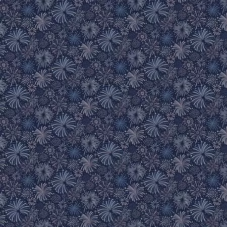 Hooray for the USA : Fireworks Navy - #C18692R-NAVY - Dani Mogstad