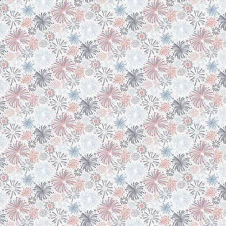 Hooray for the USA : Fireworks White - #C18692R-WHITE - Dani Mogstad