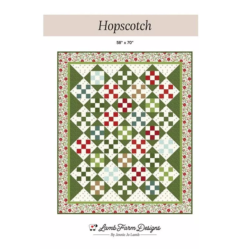 Hopscotch Quilt Pattern by Lamb Farm Designs