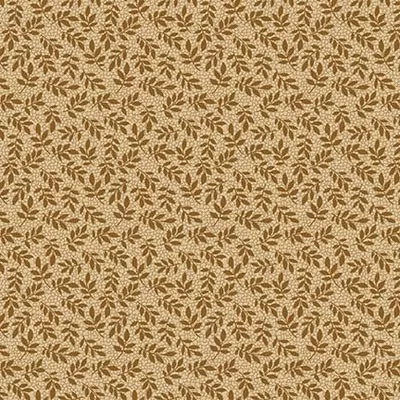House on Summer Hill in Caramel Tossed Leaf Sprig by Henry Glass 2917-35
