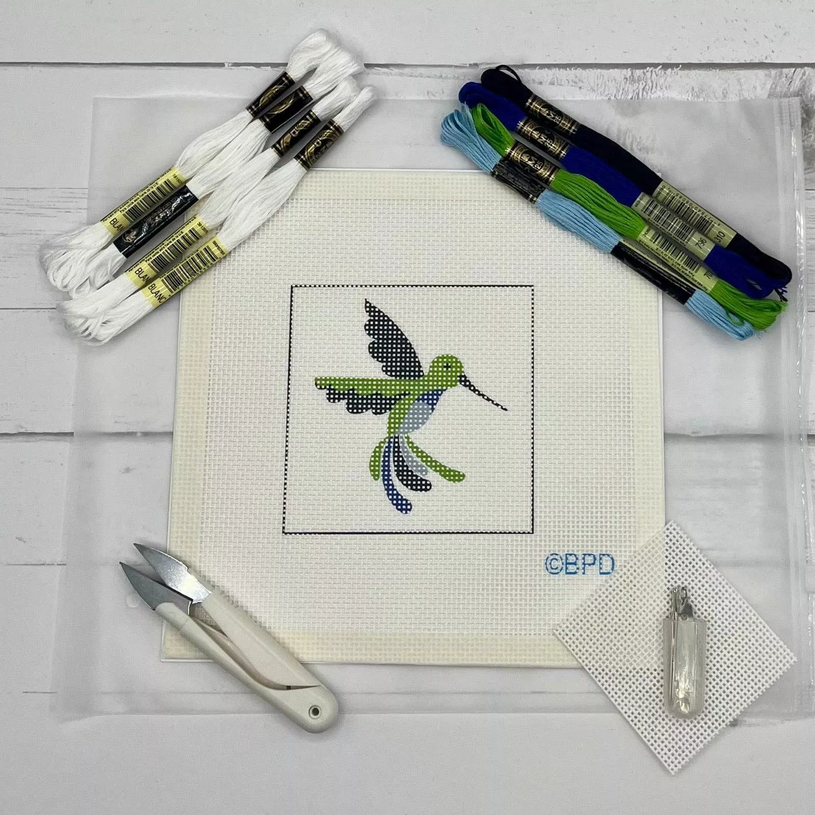 Hummingbird Needlepoint Kit