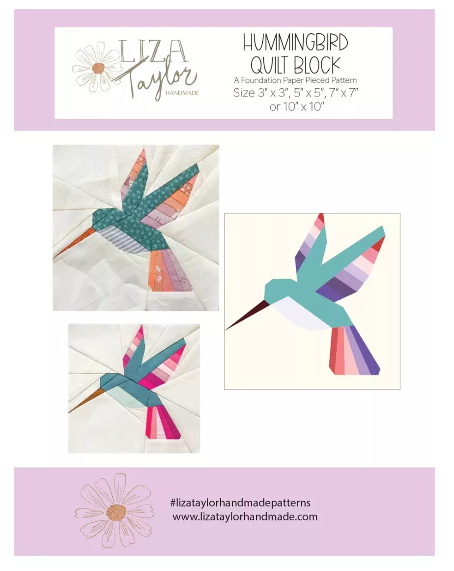 Hummingbird Quilt Block