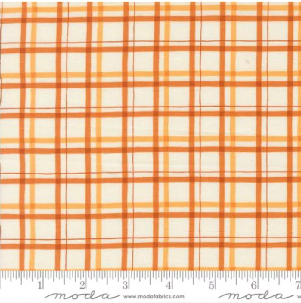 I Love Fall Most of All-Fall Plaids and Checks-Light Pumpkin