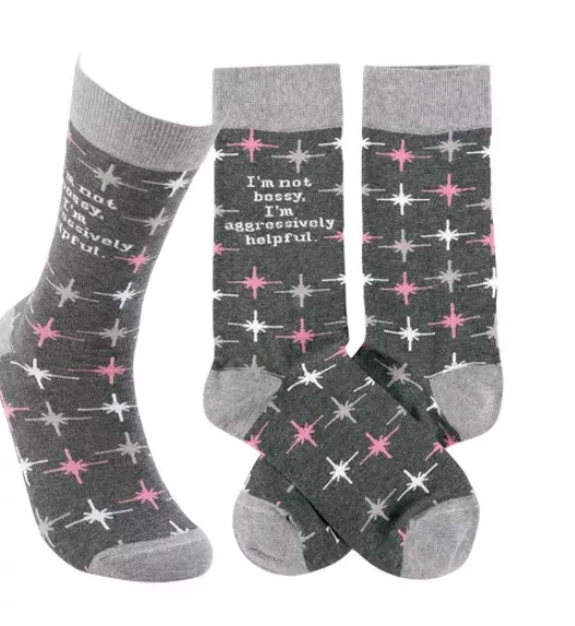 I'm not bossy socks