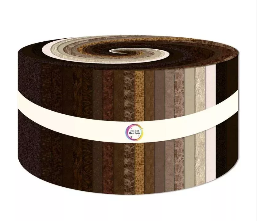 I've Got Hue, Babe - Chocolatier - Blank Quilting - Jelly Roll - 2.5" x 40pc HFB1DRHG.CHOCOLATIER