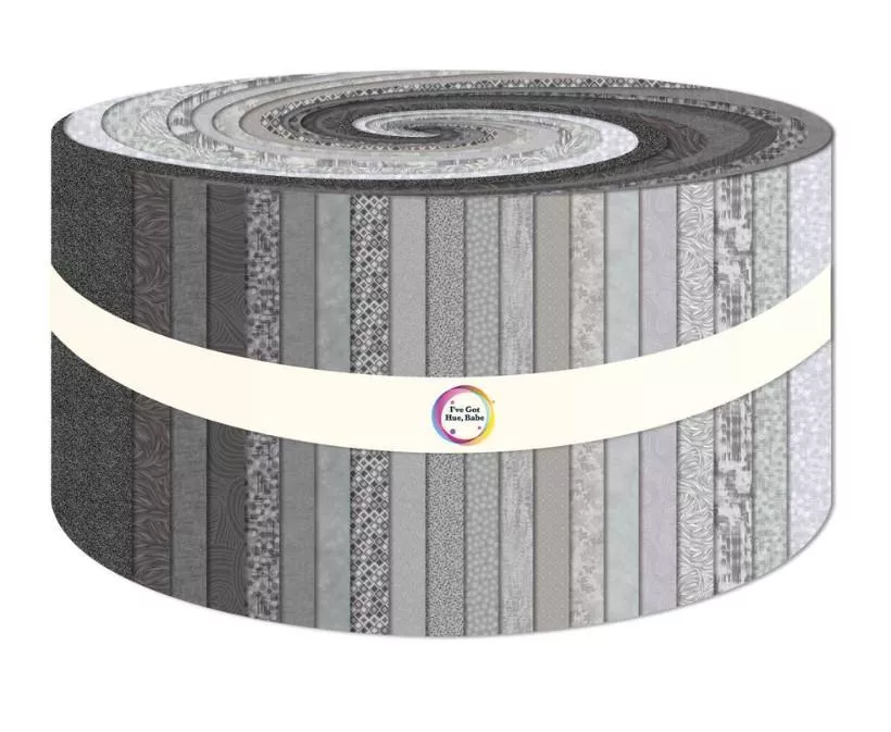I've Got Hue, Babe - Silver Spoon - Blank Quilting - Jelly Roll - 2.5" x 40pc HFB1DRHG.SILVERSPOON