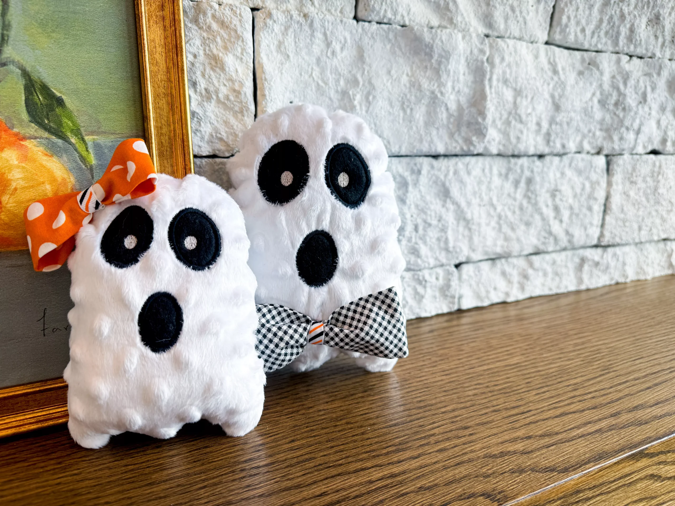 In-the-Hoop Chubba Ghost (Downloadable Machine Embroidery Project)