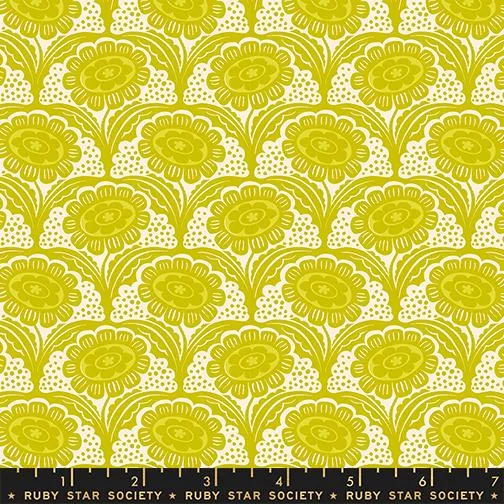 Ink Shop : Scallop Flower Pistachio - #RS2140-11 - Sarah Watts