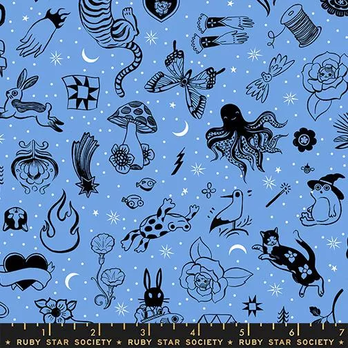 Ink Shop : Tattoo Flash Lindley Blue - #RS2145-13 - Sarah Watts