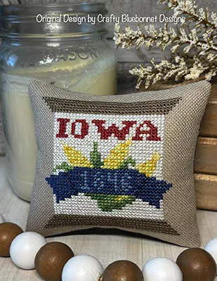Iowa State Spool : Cross Stitch Patterns - #26-2263 - Crafty Bluebonnet Designs