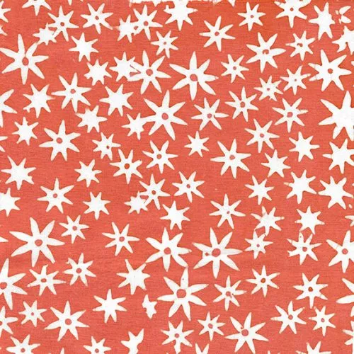 Island Batik Vintage Charm Red Candy Paper Whites Batik Fabric ONLINE PURCHASE ONLY