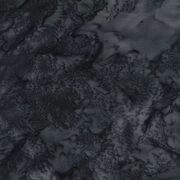 Island Batiks Bodacious Black Raven Batik ^