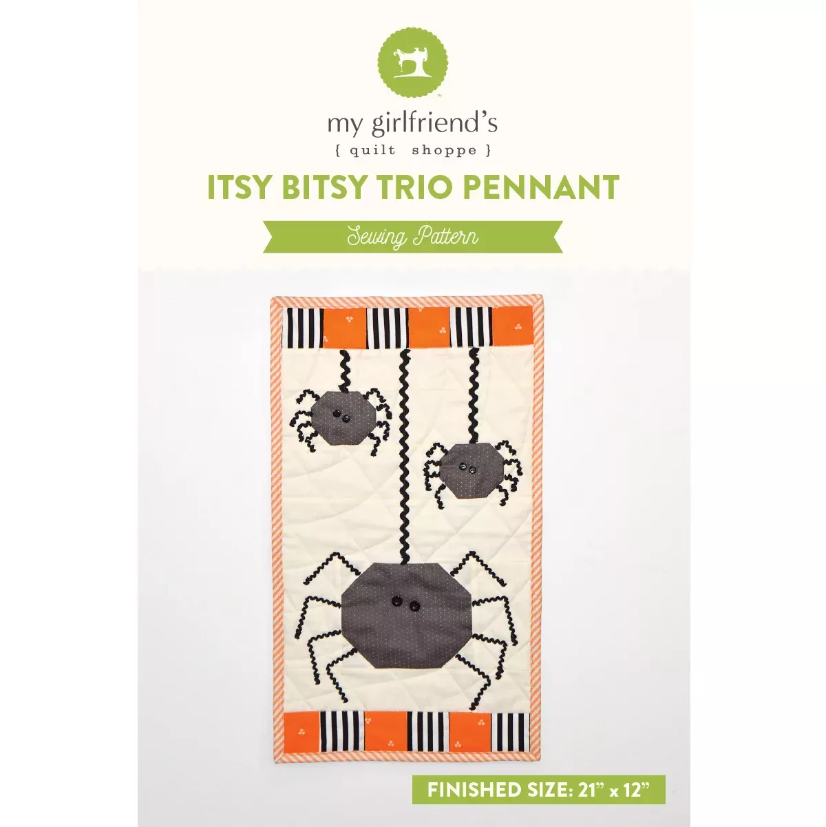 Itsy Bitsy Trio Pennant (Downloadable Sewing Pattern)