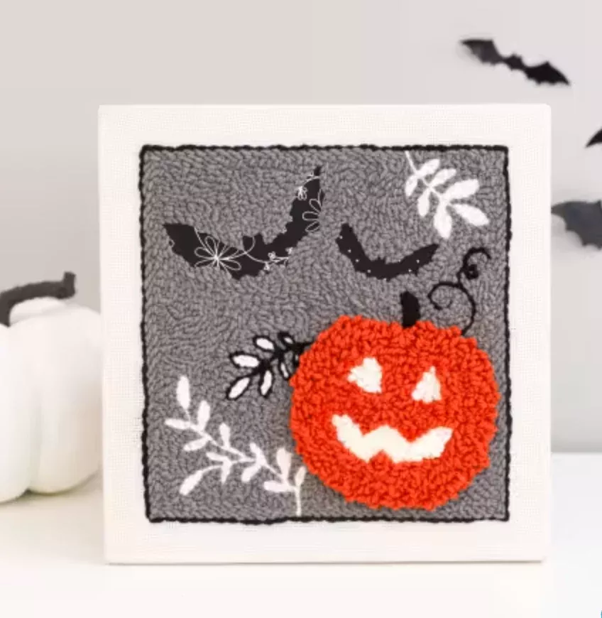 Jack-O-Lantern Jubilee Punch Needle Kit