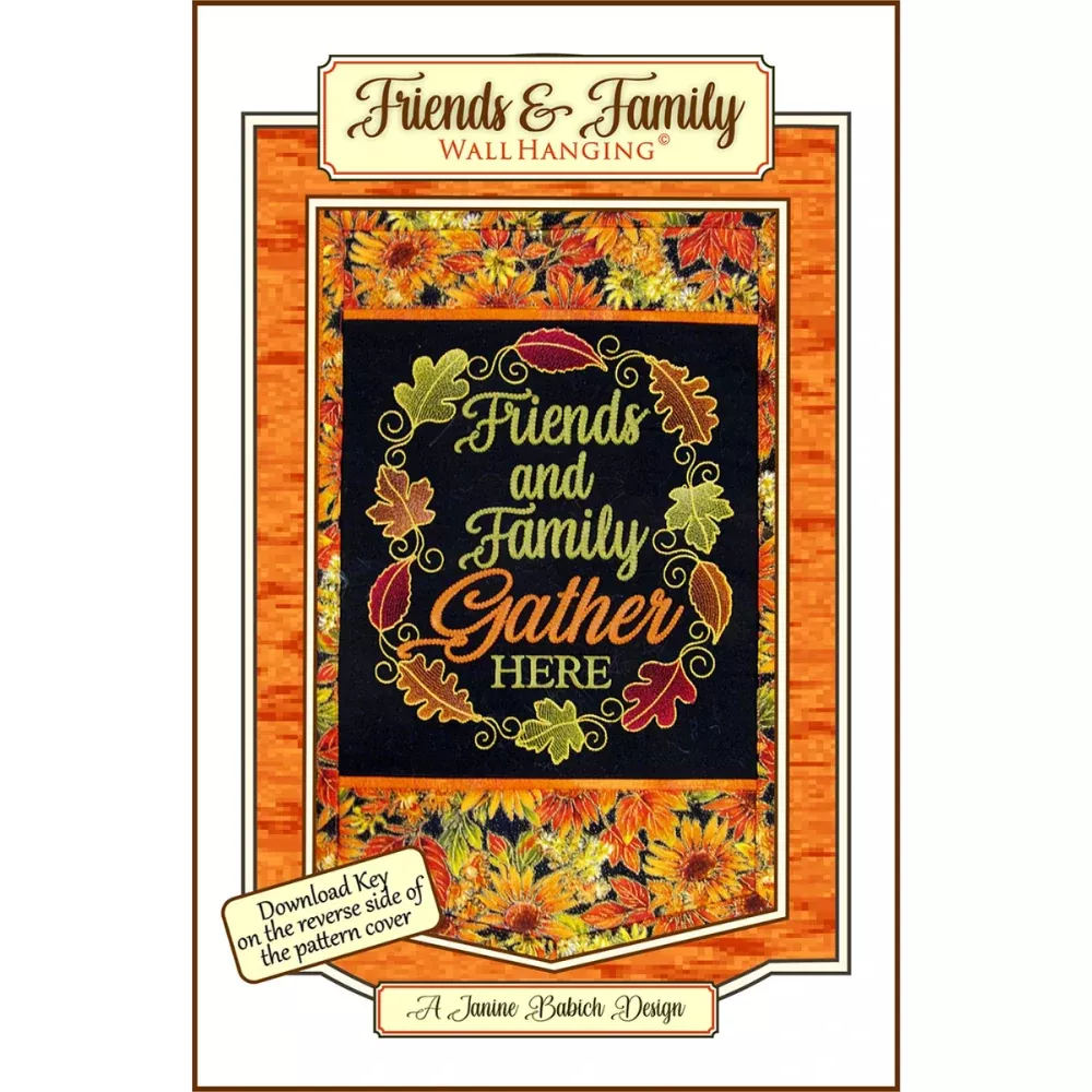 Janine Babich Designs - Friends & Family Wall Hanging | JBDF&F