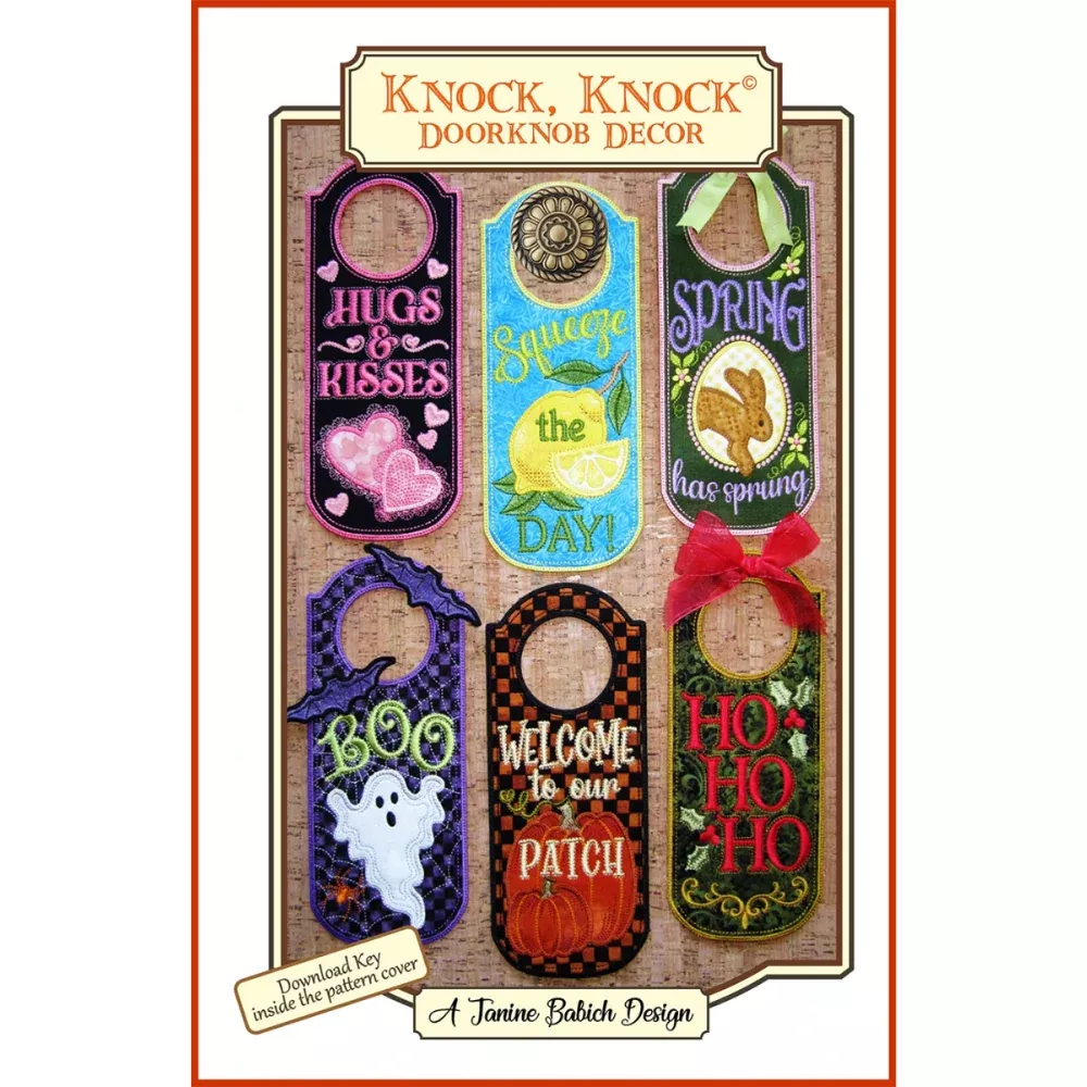Janine Babich Designs - Knock Knock Doorknob Decor | JBDKNK