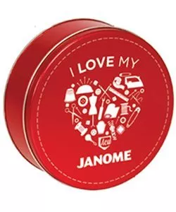 Janome Collectors Tin Thread Pack Red 31 Pack 732212323249