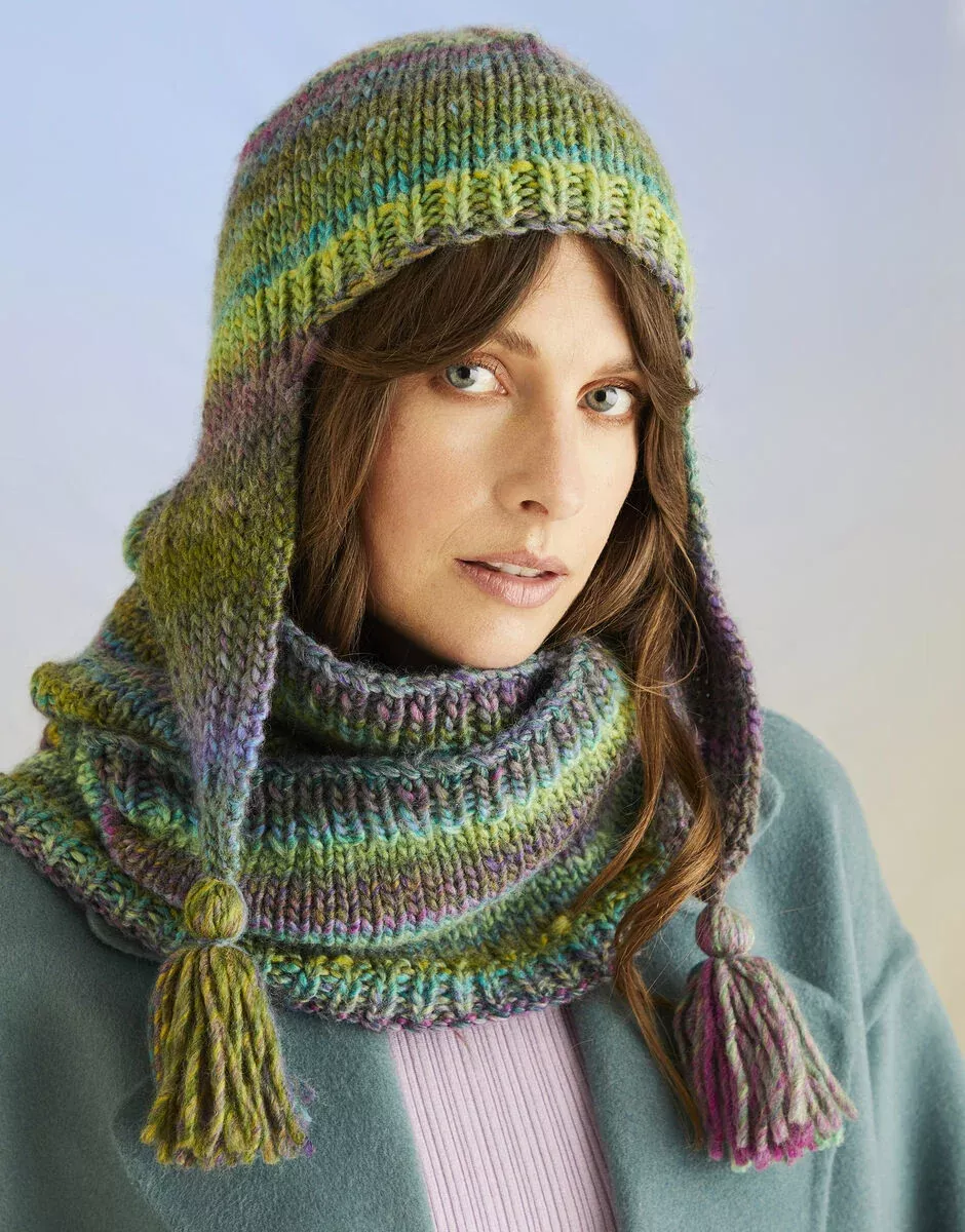 Jewelspun - Anemone Hat and Snood Pattern