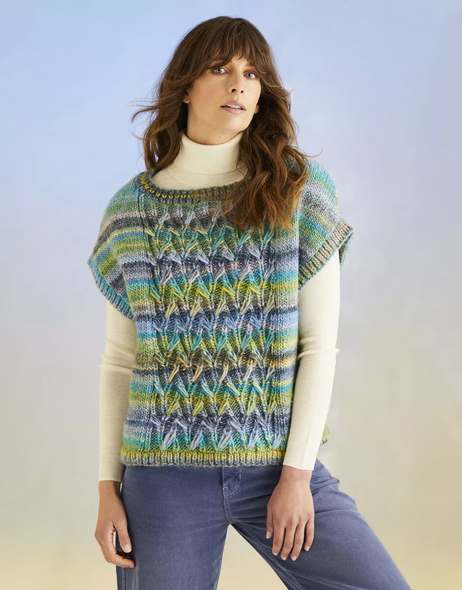 Jewelspun - Coral Reef Vest Pattern