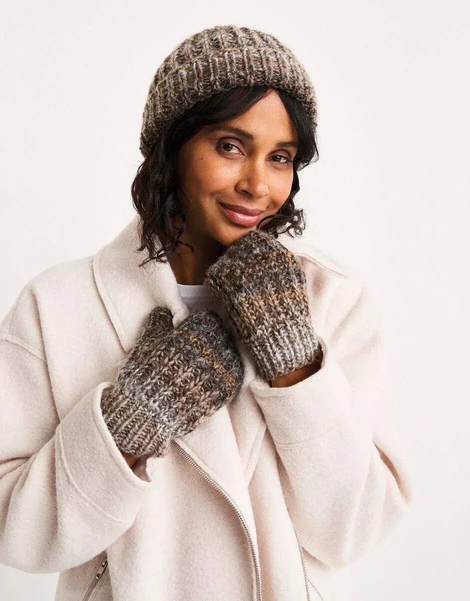 Jewelspun - Marbled Hat & Mittens Pattern