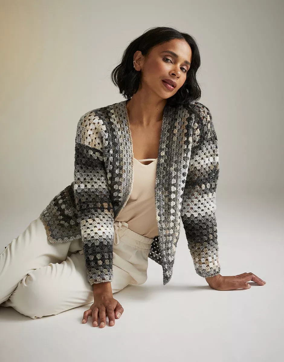 Jewelspun - Moon and Stars Cardigan Pattern