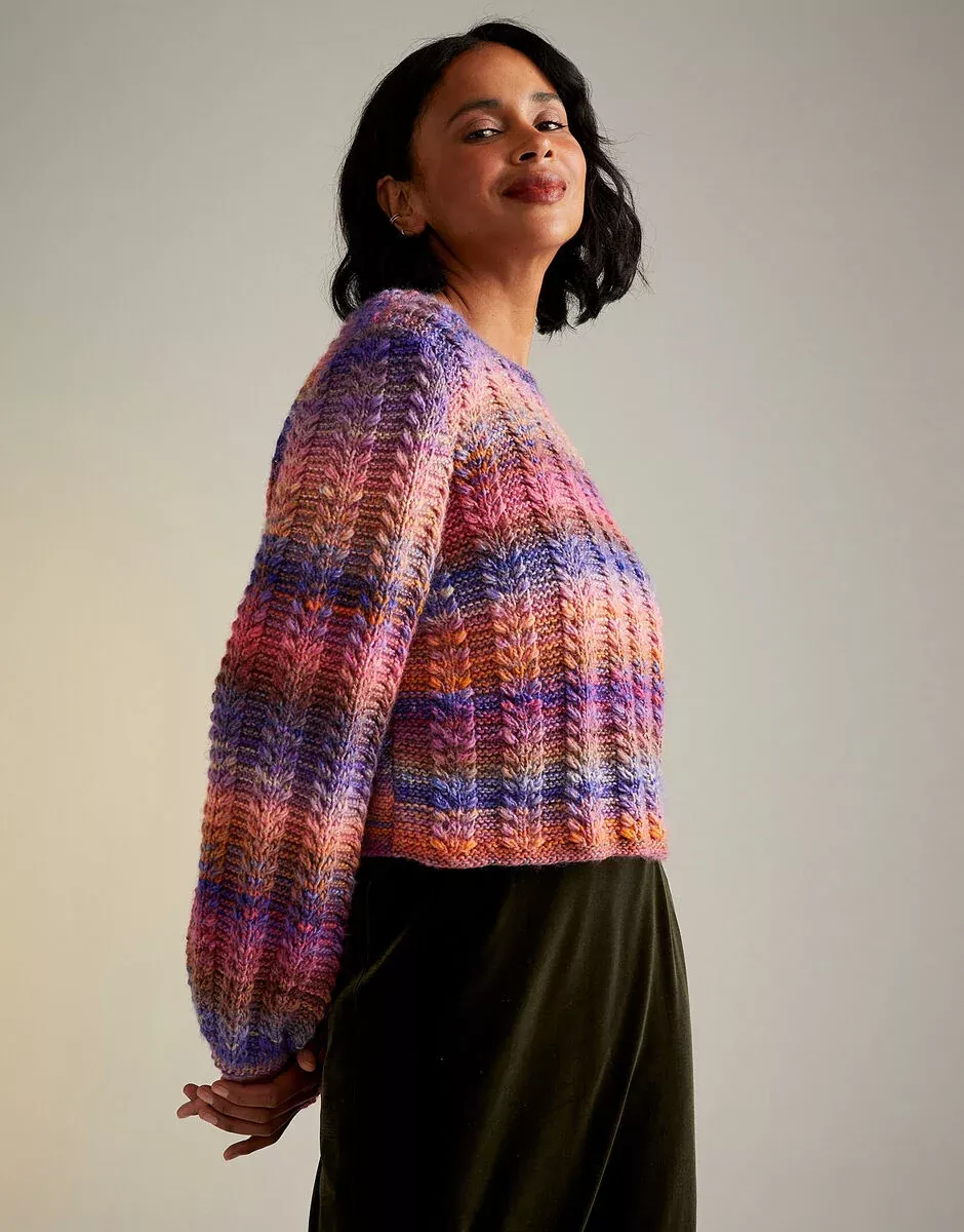 Jewelspun - Sunset Orchard Sweater Pattern