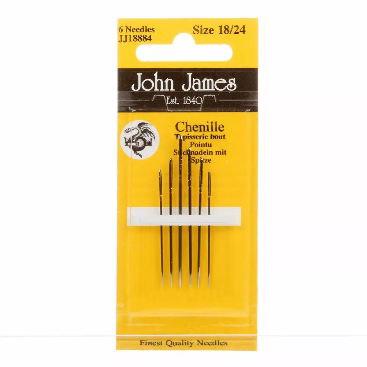 JJ Chenille Needles 6pc - Size 18/24 - JJ18884