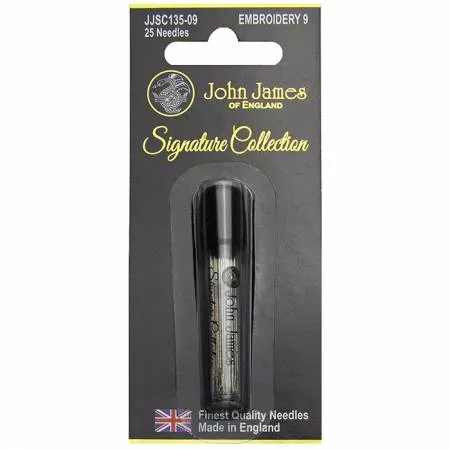 John James Signature Collection Embroidery Size 9, 25ct. JJSC135-09