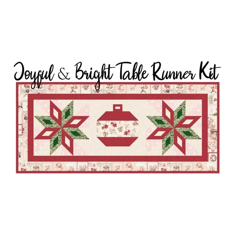 Joyful & Bright Table Runner Kit with Christmas Magic from Blank
