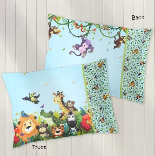 Jungle Friends Burrito Pillowcase Kit