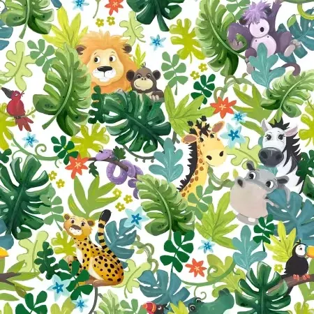 Jungle Friends Packed Animals