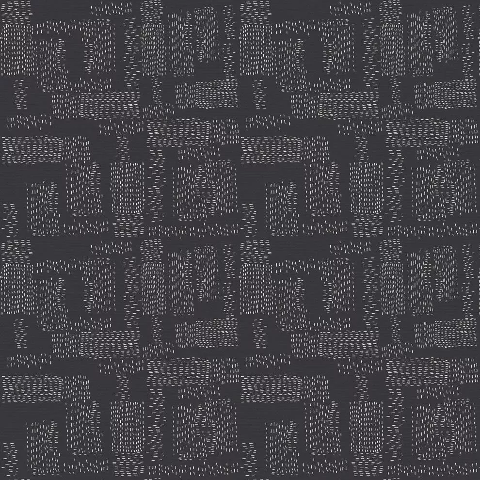 Kantha Cloth Roam by Paintbrush Studio - Dark Grey 120-3067