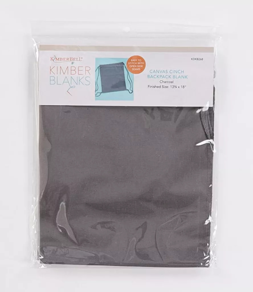 KB Canvas Cinch Backpack Blank