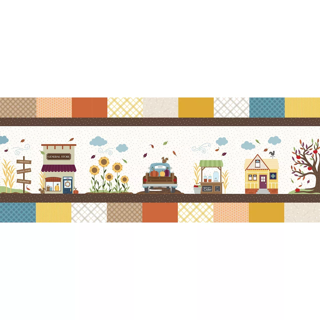 Kimberbell Autumn Acres Bench Pillow Design